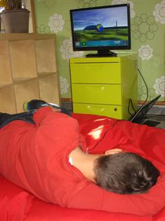 Jungen können entspannen